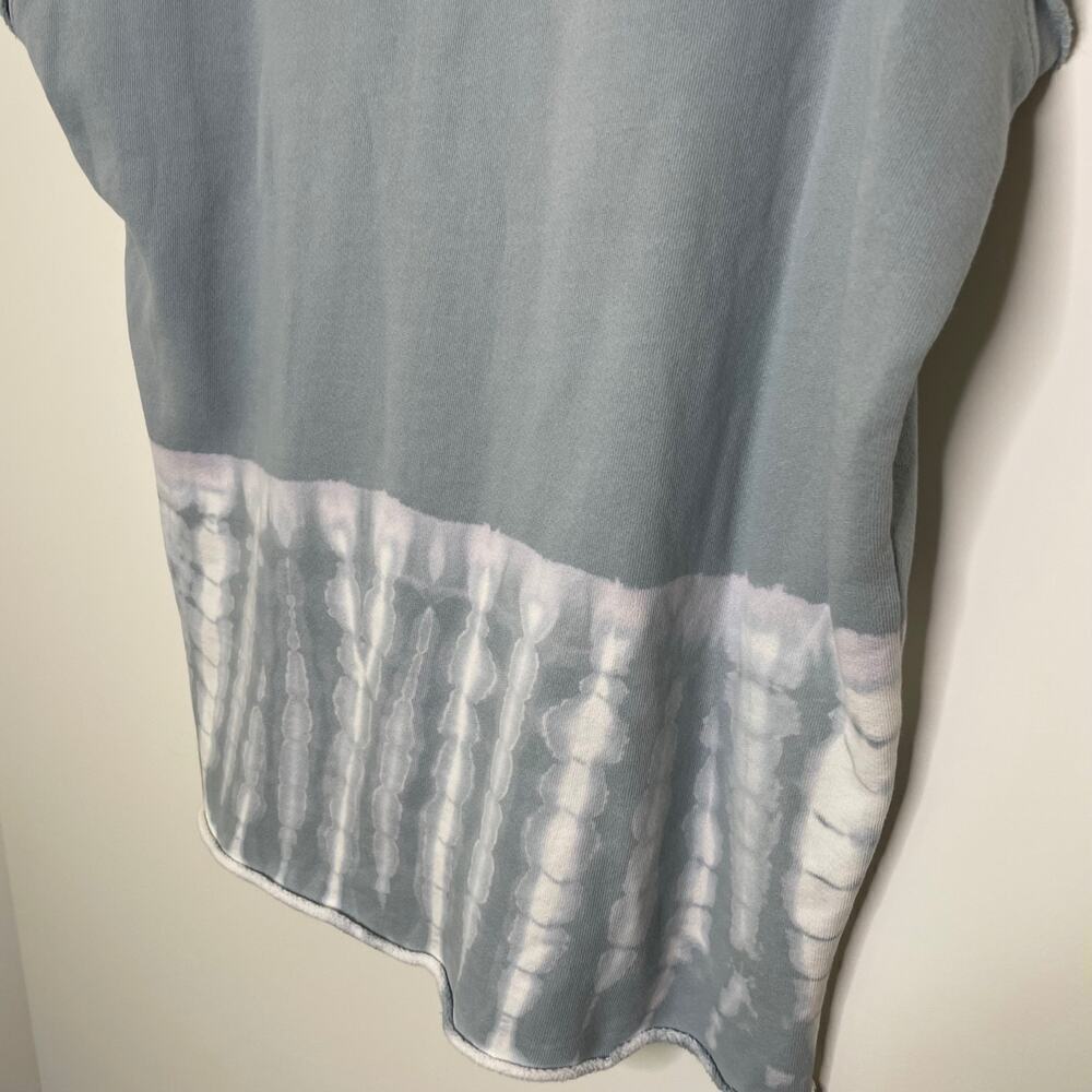 Raquel Allegra Blue Cotton Sweatshirt Tunic Top 2 - Picture 6 of 6
